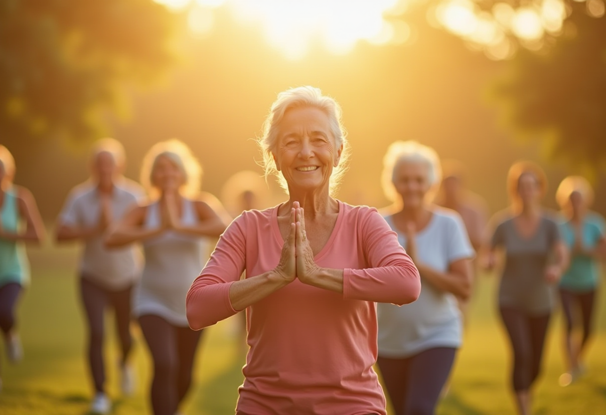 Групові заняття йогою в затишній студії